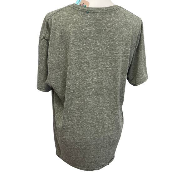 Hand Printed Upcycled Mens XL Vintage Eiffel Tower Paris Architecture Tee Shirt - Picture 4 of 5